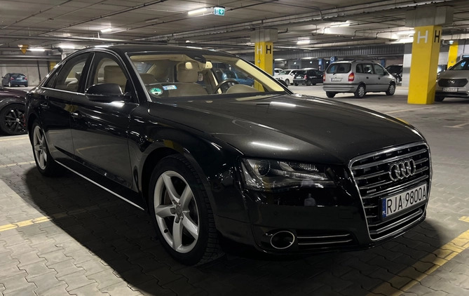 Audi A8 cena 85400 przebieg: 236150, rok produkcji 2012 z Pruchnik małe 301